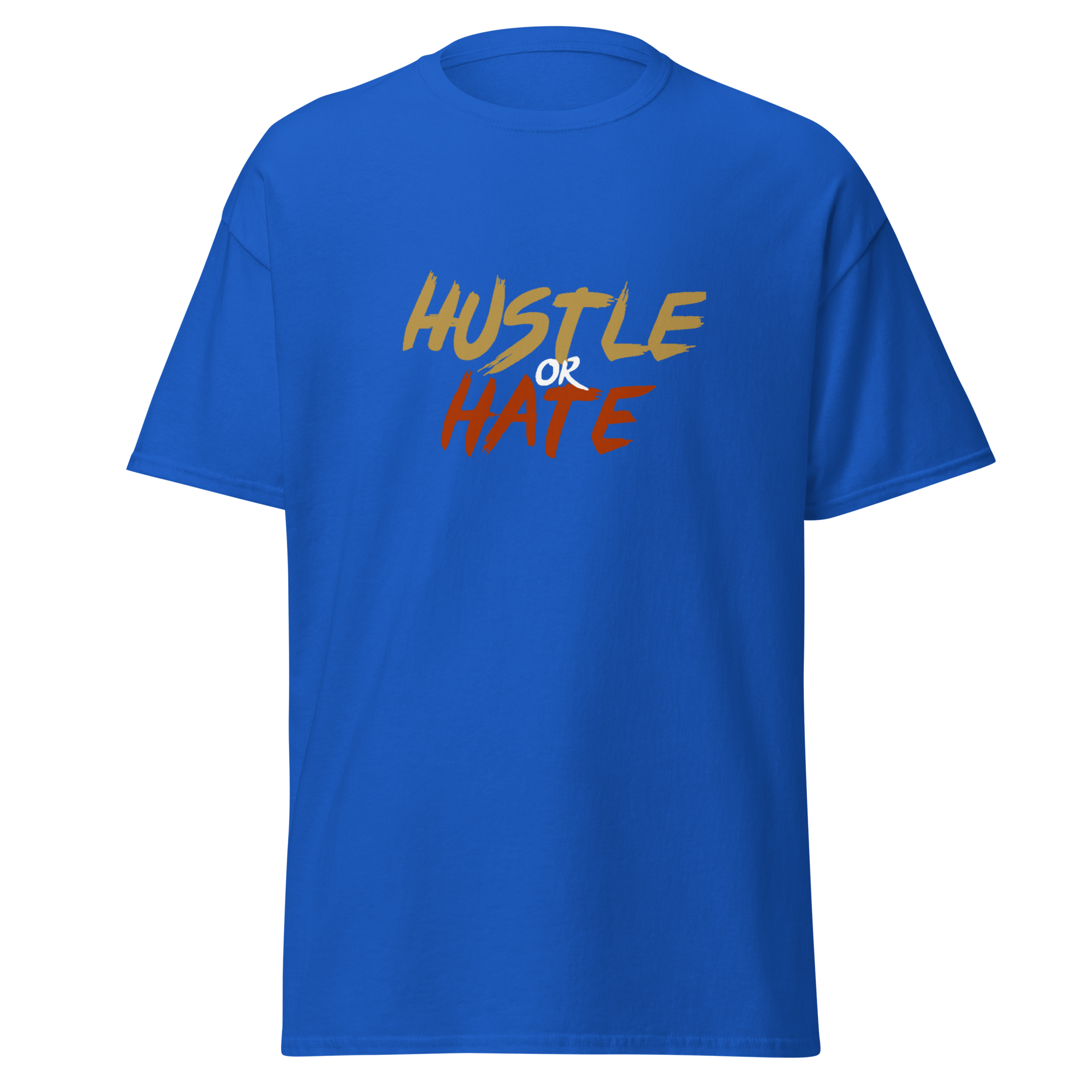 Hustle or Hate T-Shirt Blue