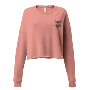 Real is Rare Crop Sweatshirt Pale Pink