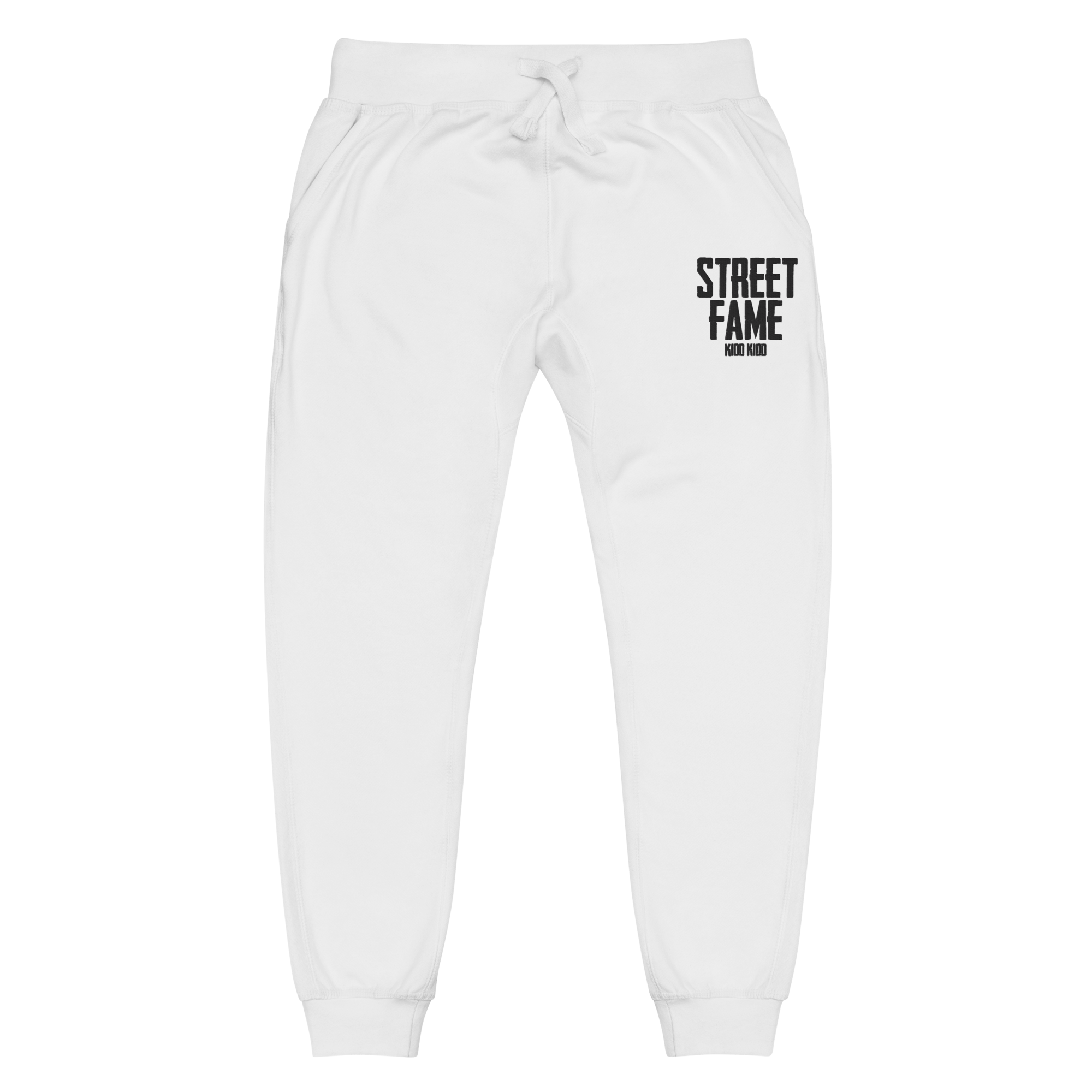 Street Fame Sweatpants White